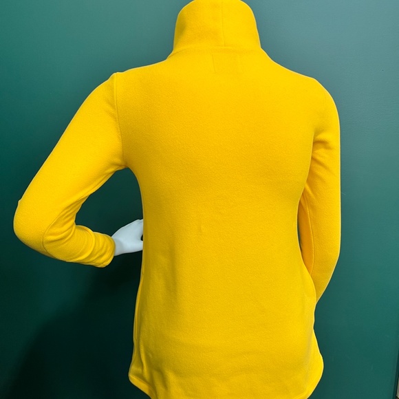 Dudley Stephens Cobble Hill Turtleneck Polar Fleece-Yellow - Picture 3 of 7